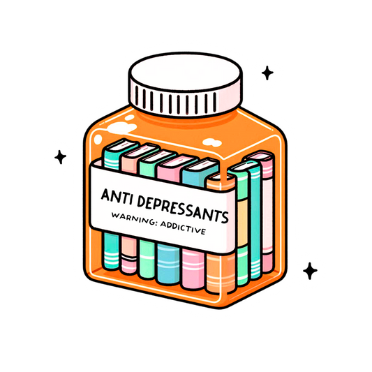 Anti Depressants Book Sticker