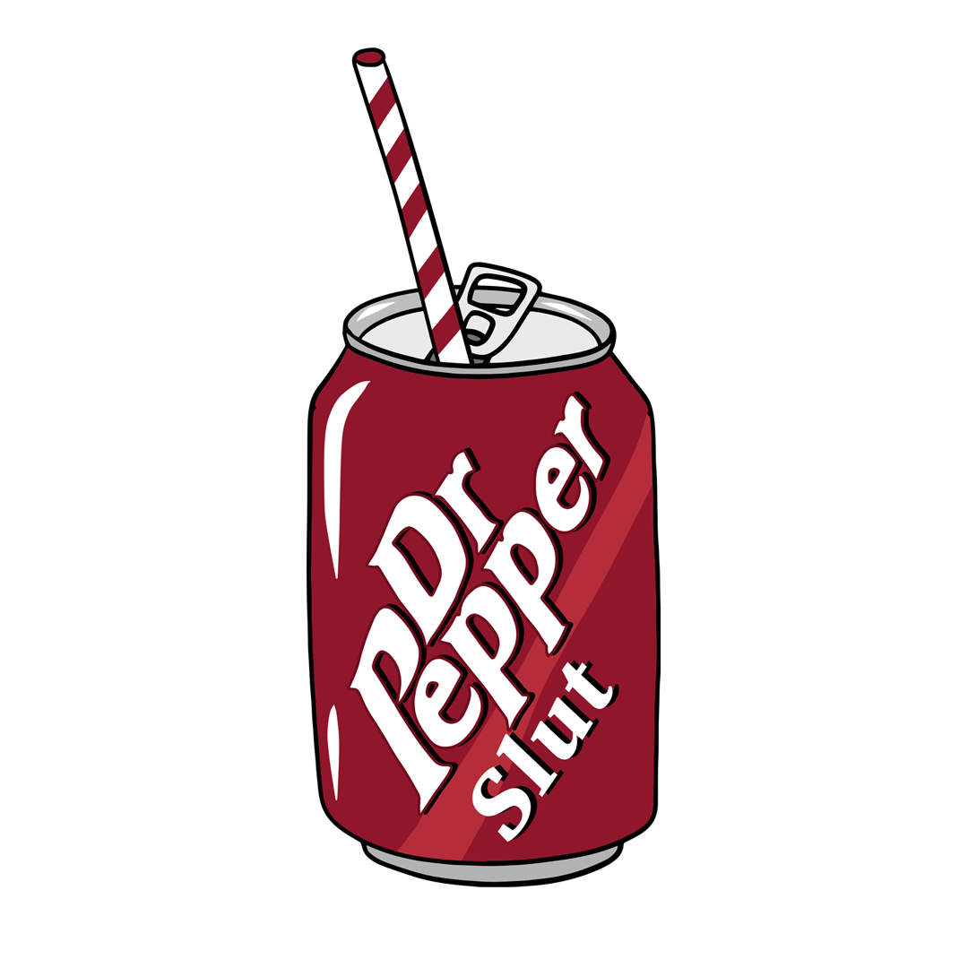 Dr. Pepper Slut Sticker